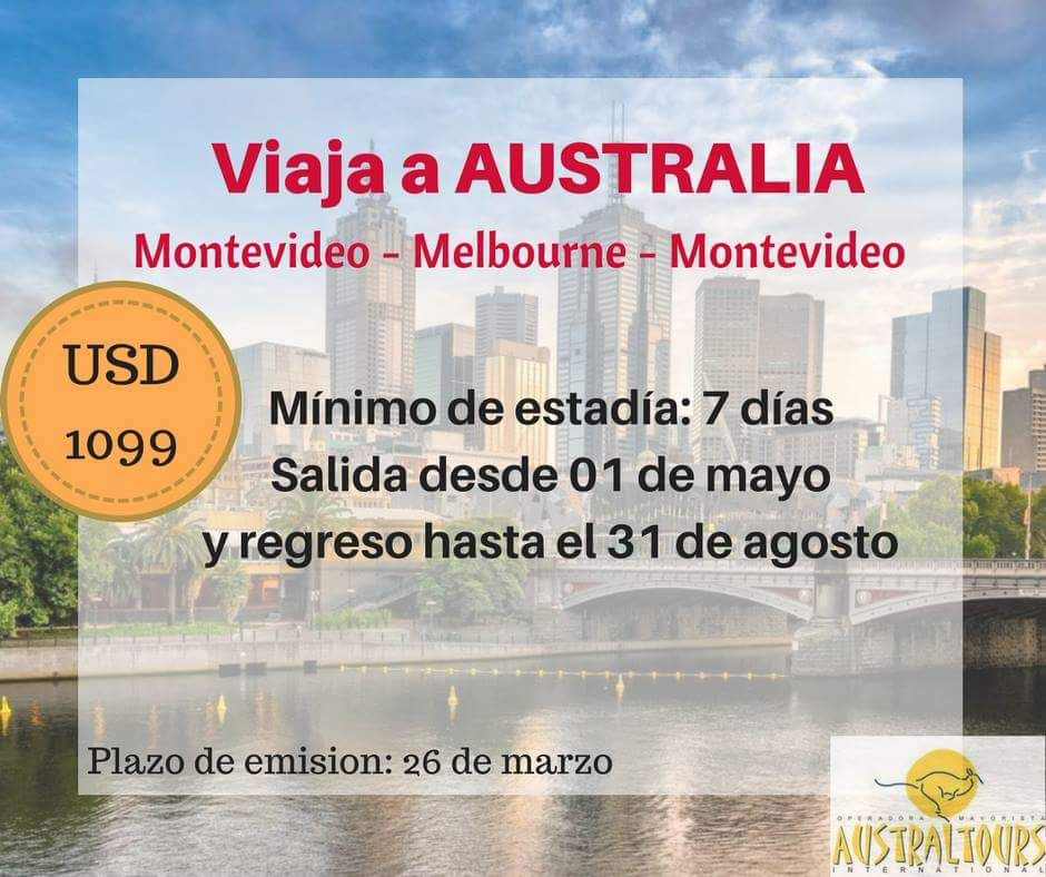 Viaja a Australia